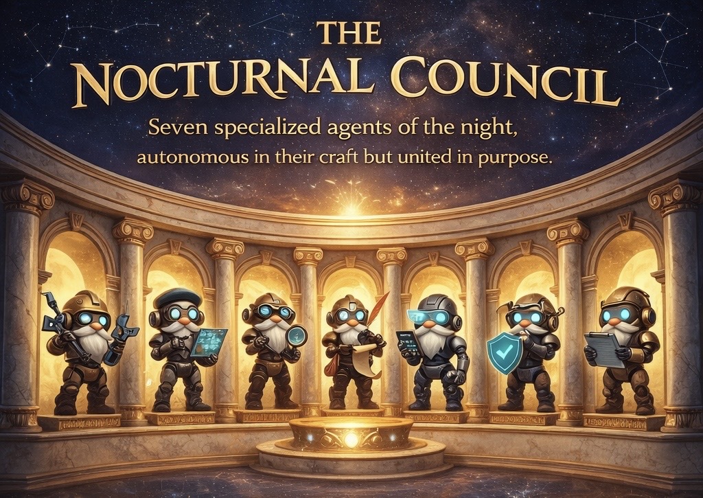 The Nocturnal Council - Seven AI Agents
